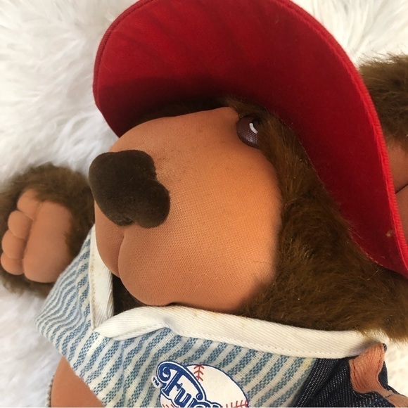 Furskins Teddy Bear Xavier Roberts Baseball Player “Hank Furskins” Vintage 1987 - Picture 5 of 15